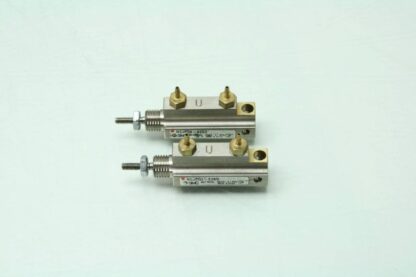 2 SMC NCJPD6-025D Double Acting Single Rod Cylinders 1/4" Stroke & Bore - Used - Image 14