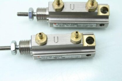 2 SMC NCJPD6-025D Double Acting Single Rod Cylinders 1/4" Stroke & Bore - Used - Image 17