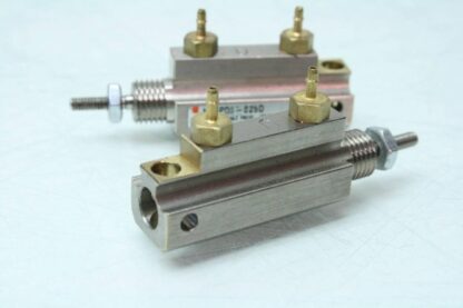 2 SMC NCJPD6-025D Double Acting Single Rod Cylinders 1/4" Stroke & Bore - Used - Image 7