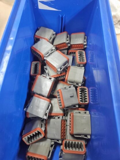 (33) New Deutsch DT06-12SA Connector Housing with Endcap 12 Pole - New - Image 4