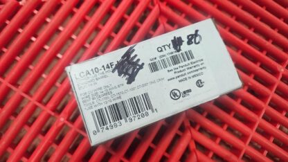 (86) New Panduit LCA10-14F-L Copper 10 AWG Right Angle Compression Lug 1/4" Hole - New - Image 11