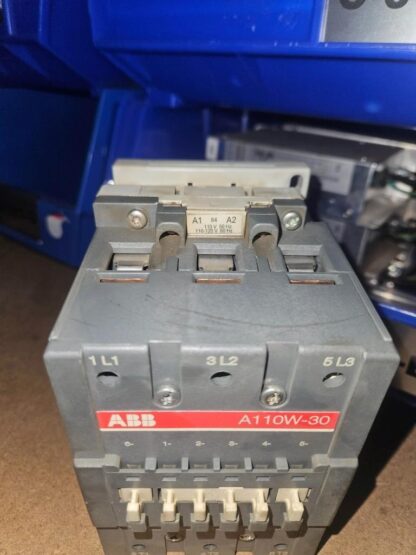 ABB A110W-30 Three Pole 1000V / 160A Welding Isolation Contactor 110-120V Coil - Used - Image 8