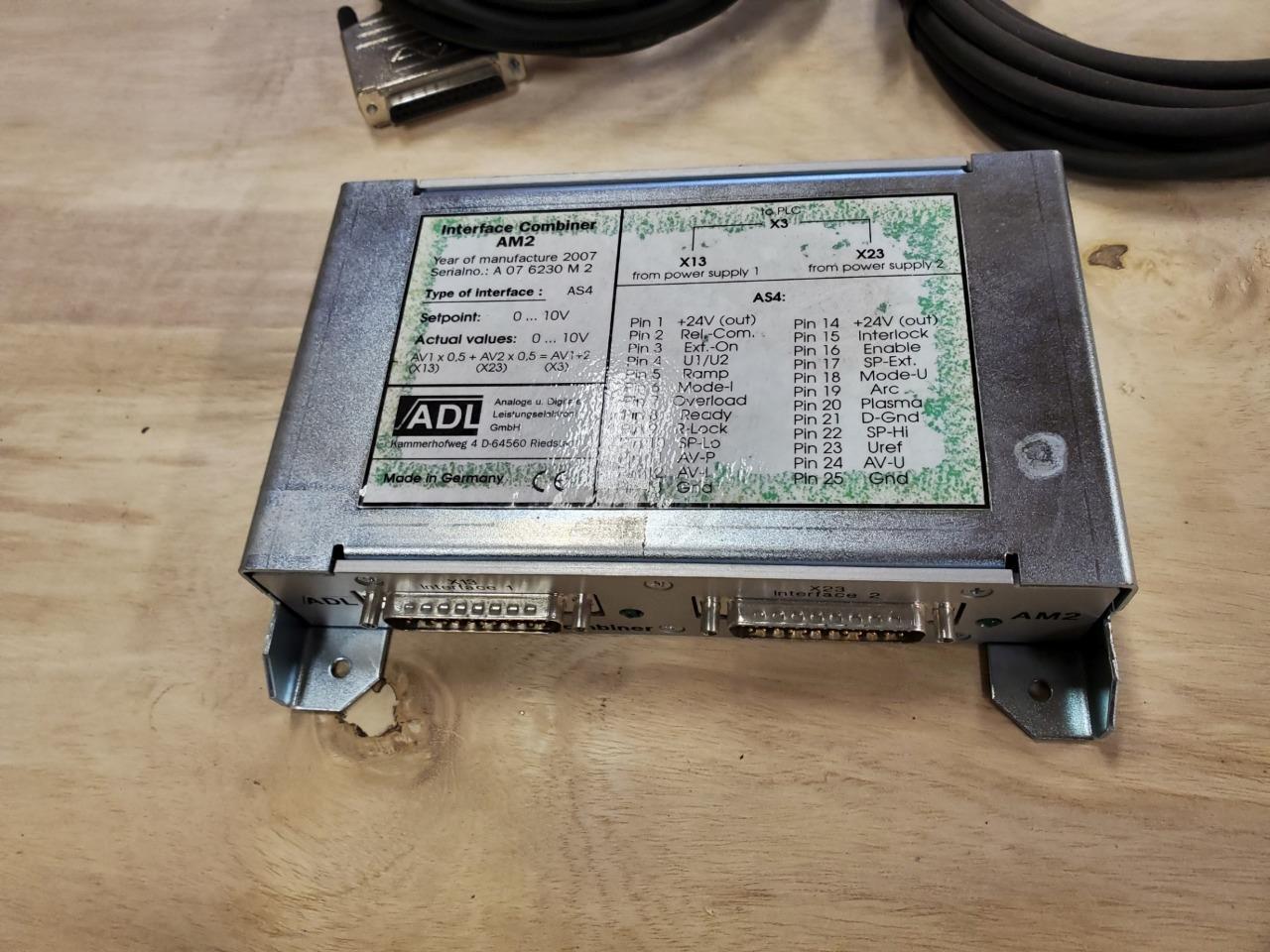 ADL AM2 Power Supplier Interface Combiner - Used