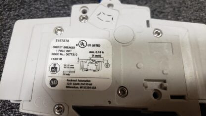 Allen Bradley 1489-M1C150 Ser. D Circuit Breaker 15A Single Pole Lot of 2 - Used - Image 11