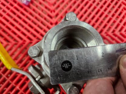 Apollo 1-1/2" NPT 1000 WOG Full Port Ball Valve  316 SS 3-Piece 86R-107-01 - Used - Image 10