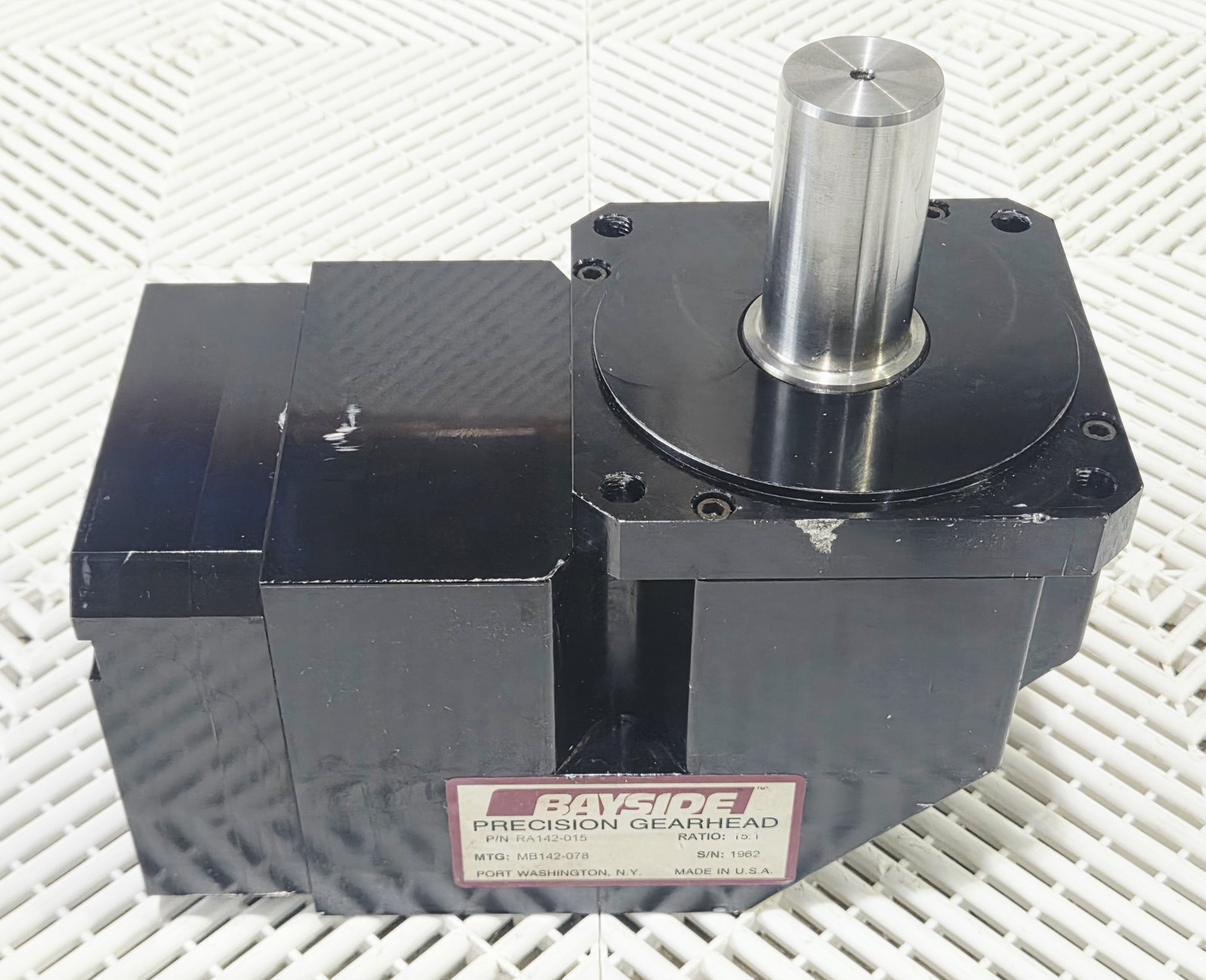 Bayside RA142-015 15:1 Right Angle Planetary Gearhead 142mm Used - Used - Image 4