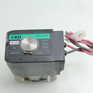 CKD HVB512-8-5-2CSB Vacuum Solenoid Valve / 4.5mm Orifice / 1/4" Rc Port 24V DC - Used