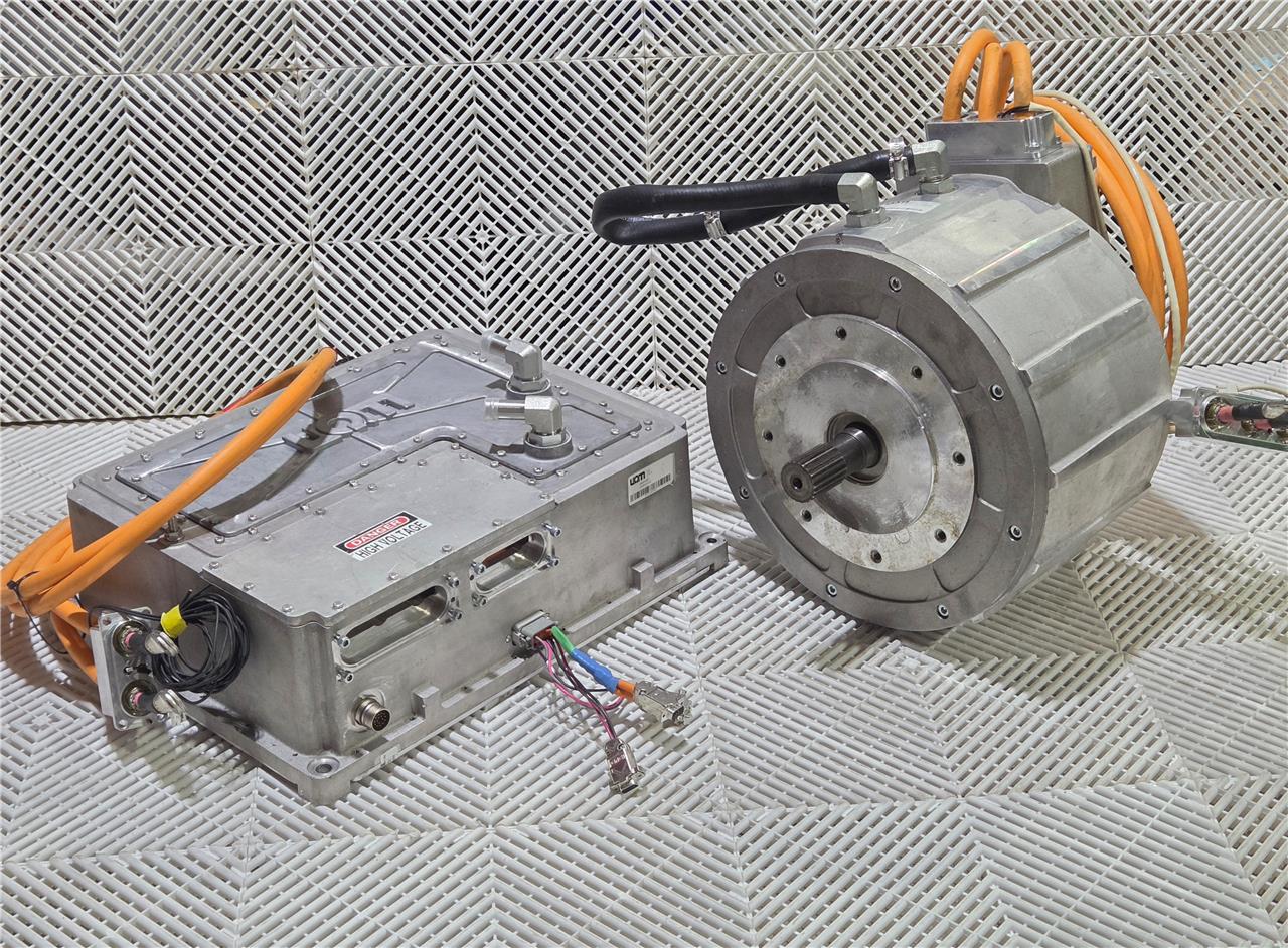 Danfoss UQM SPM250-130-2 EV Motor Transmission w/ PP HD-220 Controller - Used - Image 19