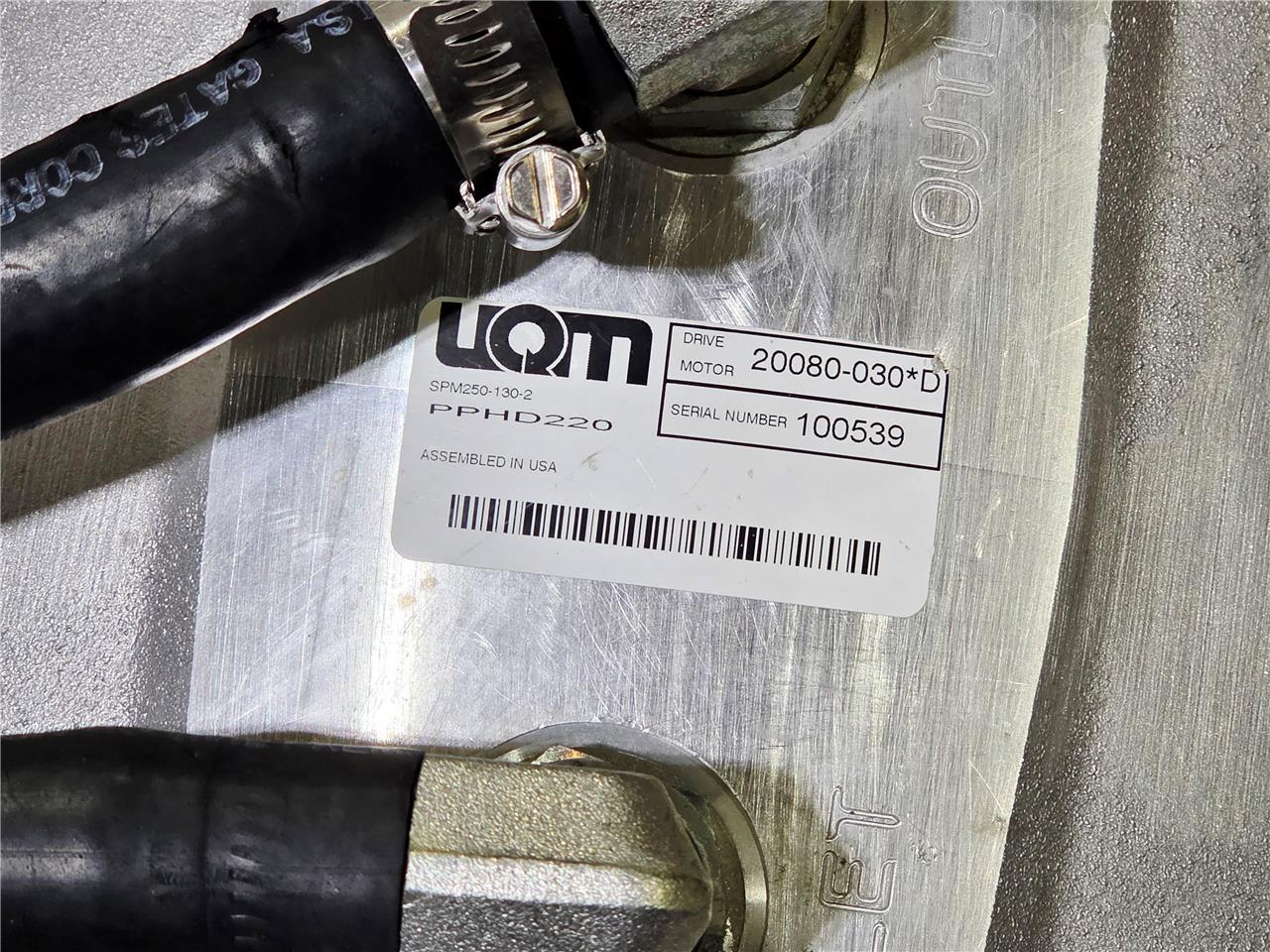 Danfoss UQM SPM250-130-2 EV Motor Transmission w/ PP HD-220 Controller - Used - Image 34