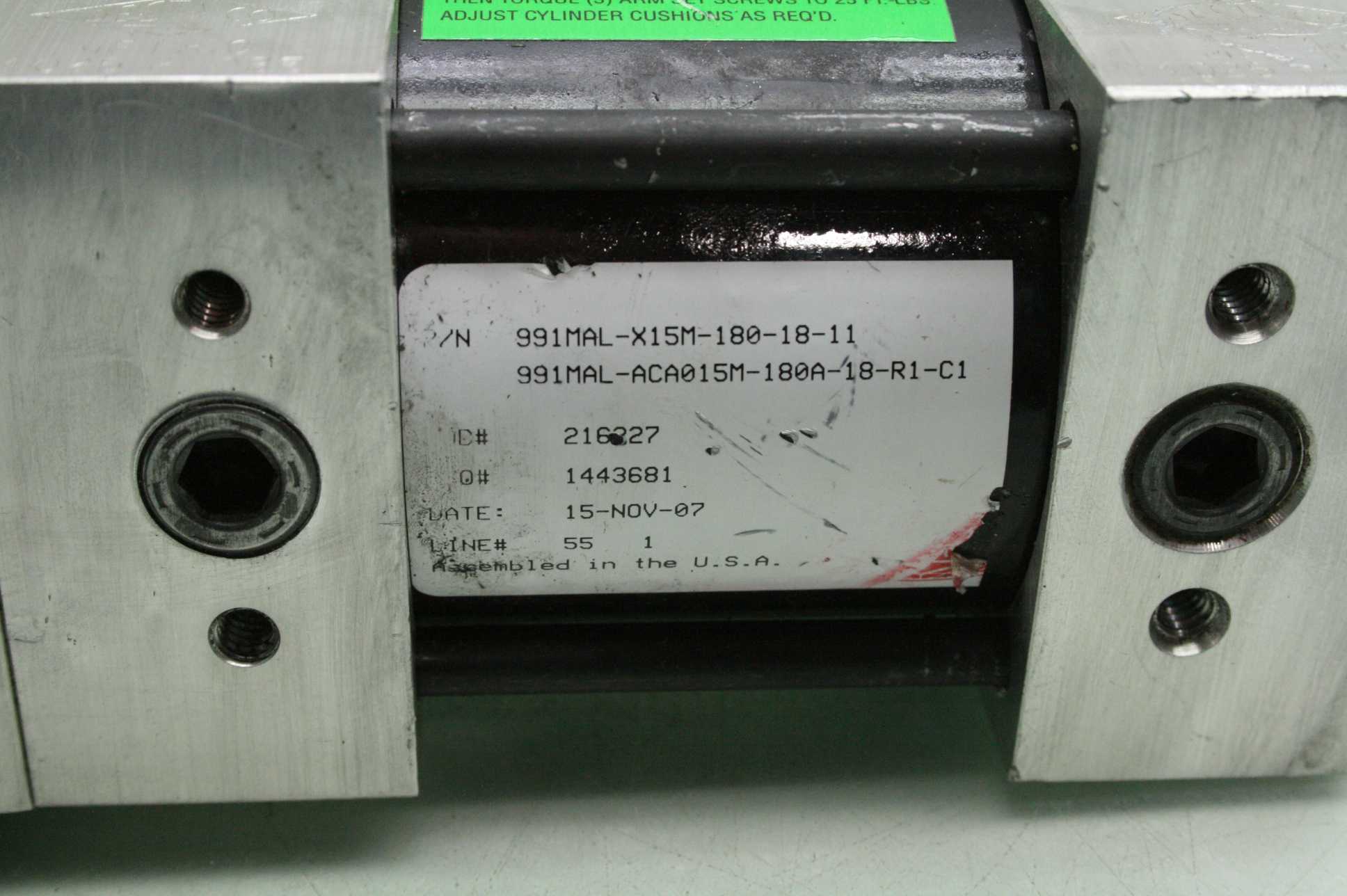 Destaco 991MAL-X15M-180-18 Pneumatic Hold Down Clamp Single Arm - Used - Image 10