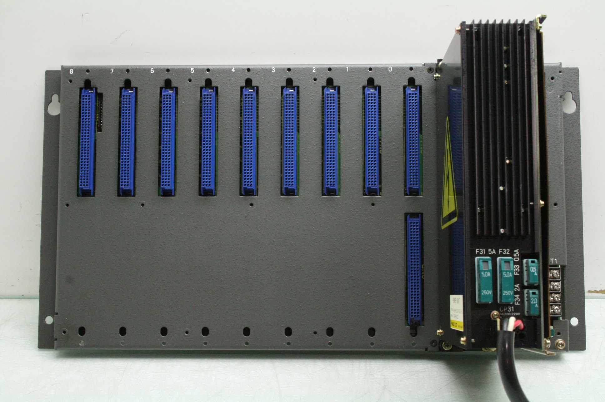 Fanuc A03B-0801-C004 I/O PLC Base Unit + A16B-1310-0010-01 Power Supply - Used - Image 11