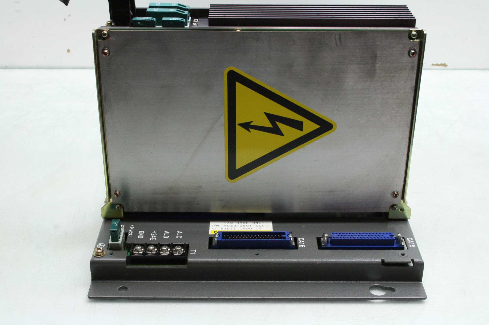 Fanuc A03B-0801-C004 I/O PLC Base Unit + A16B-1310-0010-01 Power Supply - Used - Image 14