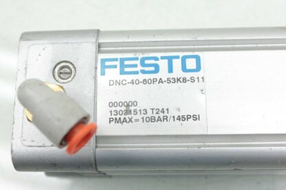 Festo DNC-40-60PA-53K8-S11 Pneumatic Air Cylinder /  40mm Bore / 60mm Stroke - Used - Image 23