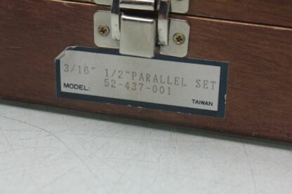 Fowler 52-437-001 Parallel Set 3/16" to 1/2"  - Used - Image 18