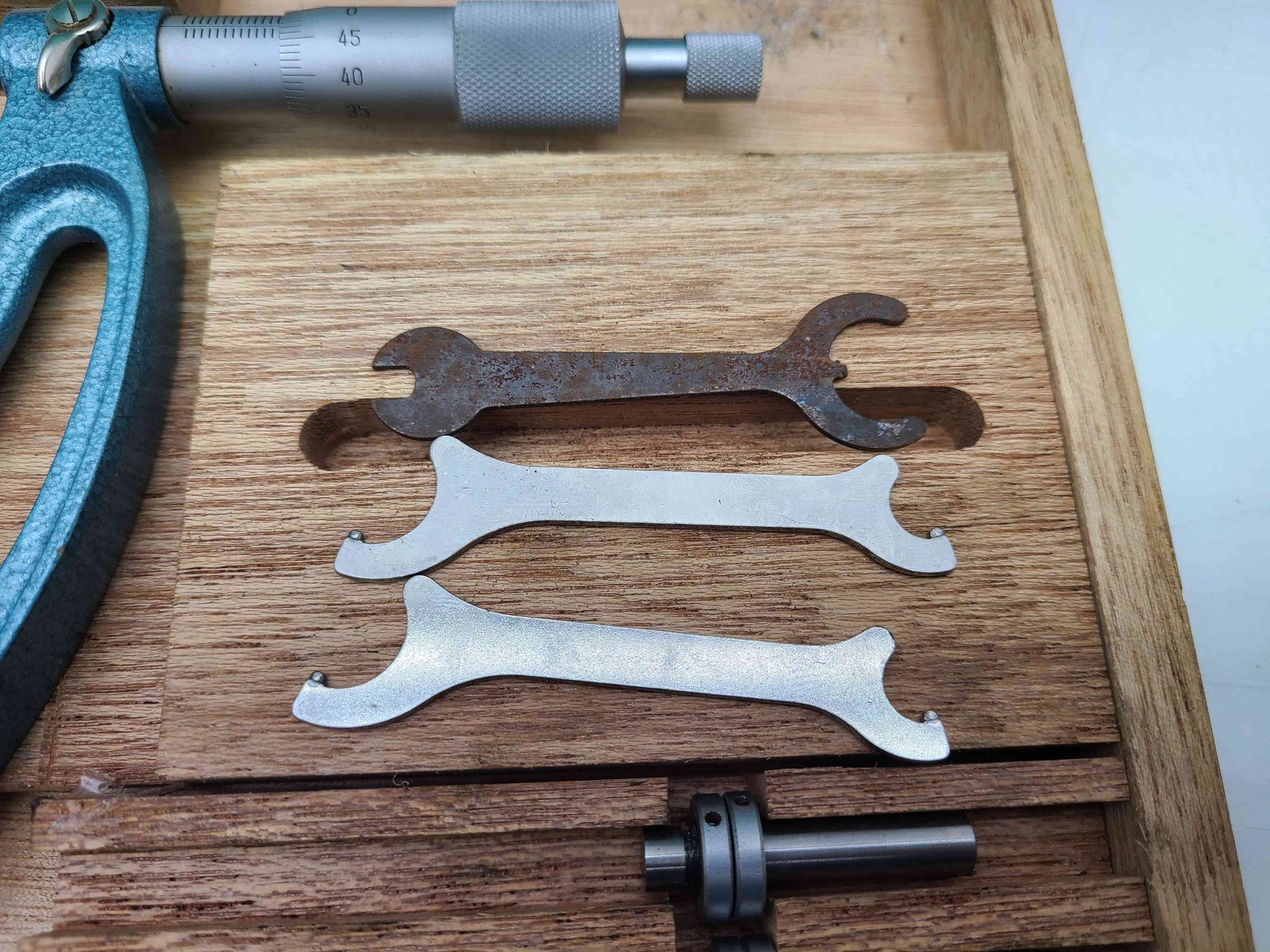 Fowler Micrometer Kit 52-401-121, Range 0-150mm, Cradu .01mm - Used - Image 3