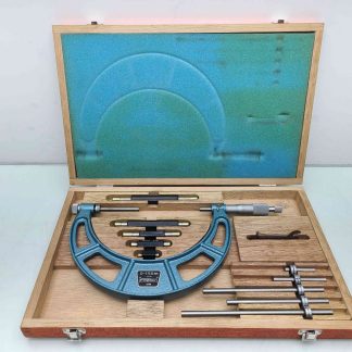 Fowler Micrometer Kit 52-401-121, Range 0-150mm, Cradu .01mm - Used