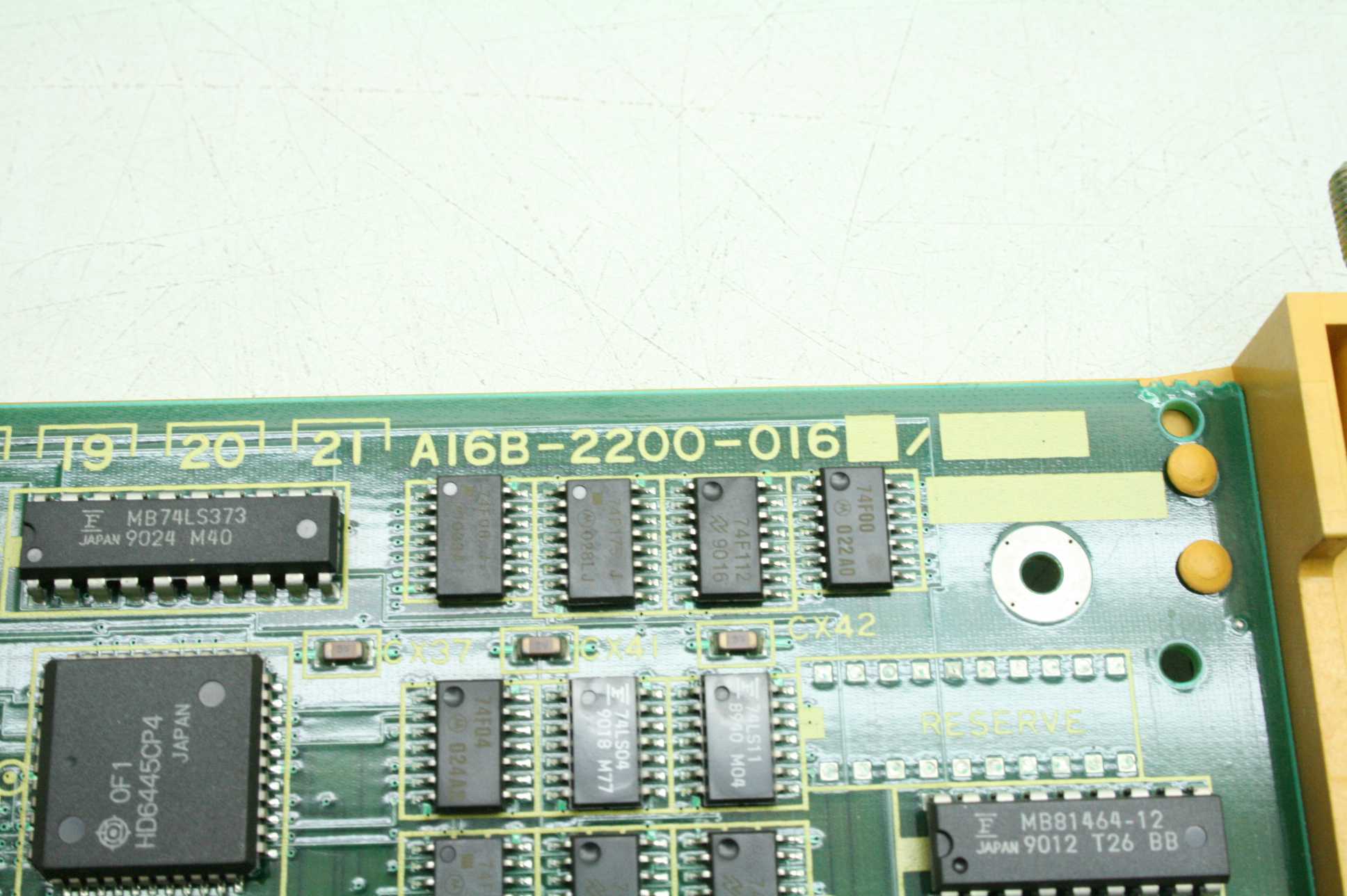 GE Fanuc Axes Control Board A16B-2200-016 Graphic CPU MMC Interface - Used - Image 10