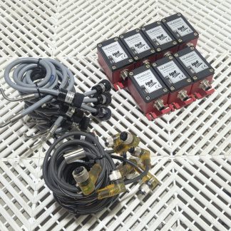 IPF Electronic OL400321 Fiber Optic Sensor Amplifiers (Lot of 7) - Used