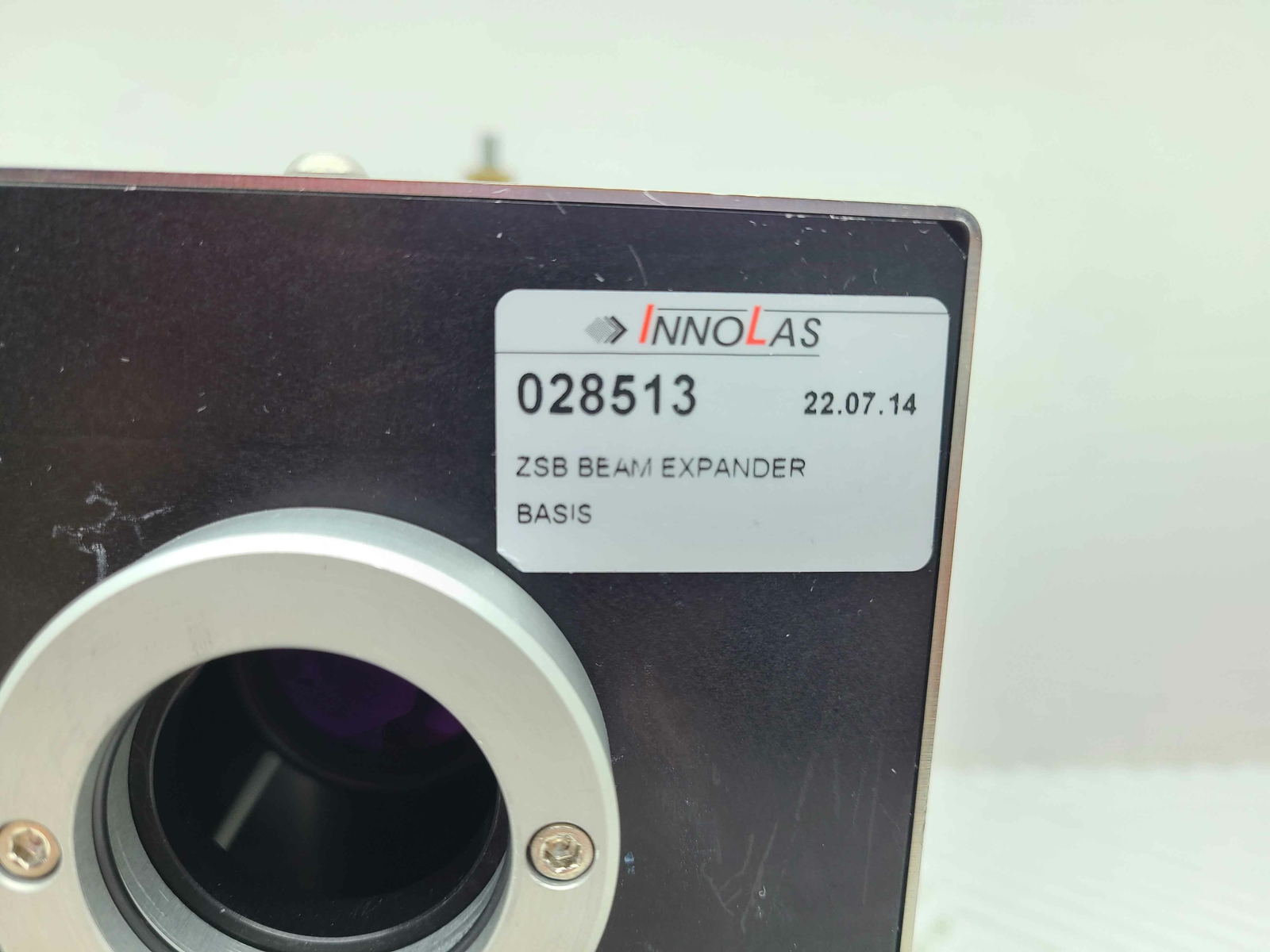 InnoLas 028513 ZSB Beam Expander w/ 029180 Adapter Socket - Used - Image 4