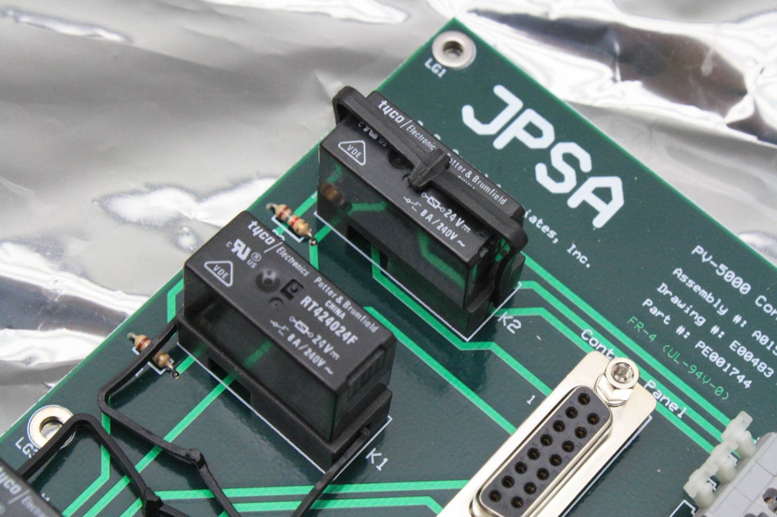 JPSA PV-5000 Laser Scribe Control Board UL-94V-0 - Used - Image 7