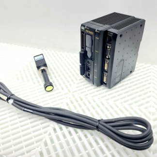 Keyence CV-5502 Console w/ Keyence CV-H200M Camera w/ Lens CA-LM4 and Filters - Used