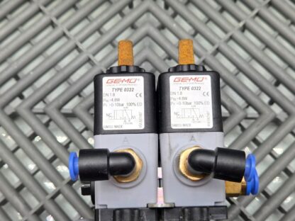 Lot of 2 GEMÜ Type 0322 Pilot Solenoid Valve w/ 2 Murr Elektronik Power Packs - Used - Image 11