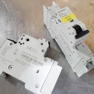Lot of 2 Siemens 5SJ41 4A Circuit Breakers 5SJ4104-7HG41 Type HSJ - Used