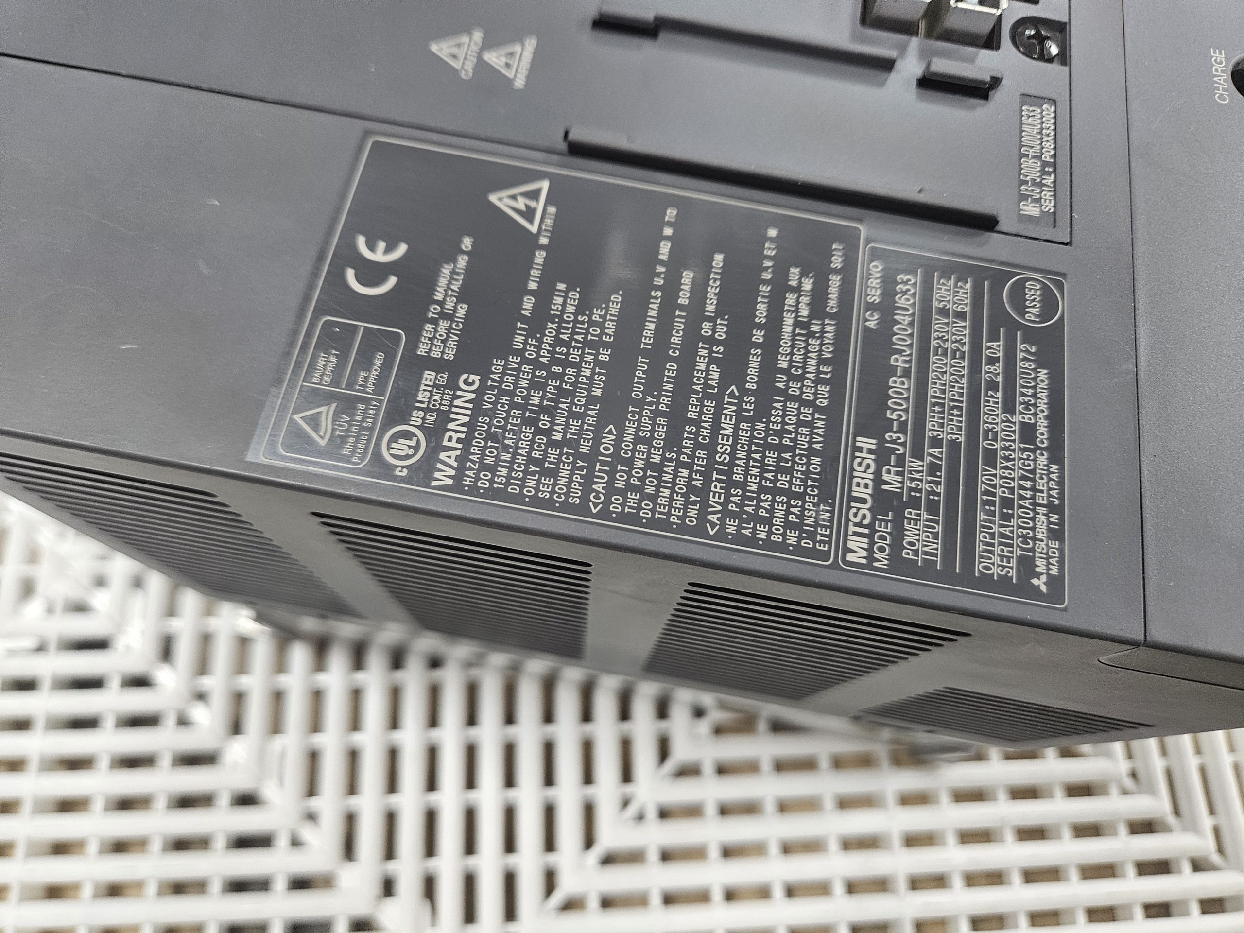 Mitsubishi MR-J3-500B 5kW Melservo AC Servo Drive - Used - Image 13