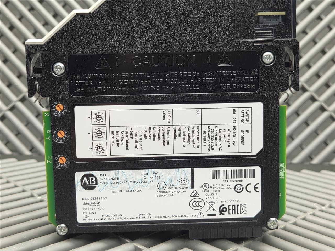 New 2021 Allen-Bradley 1756-EN2TR Ser C Ethernet/IP ControlLogix 5580, USA Stock - New other (see details) - Image 8