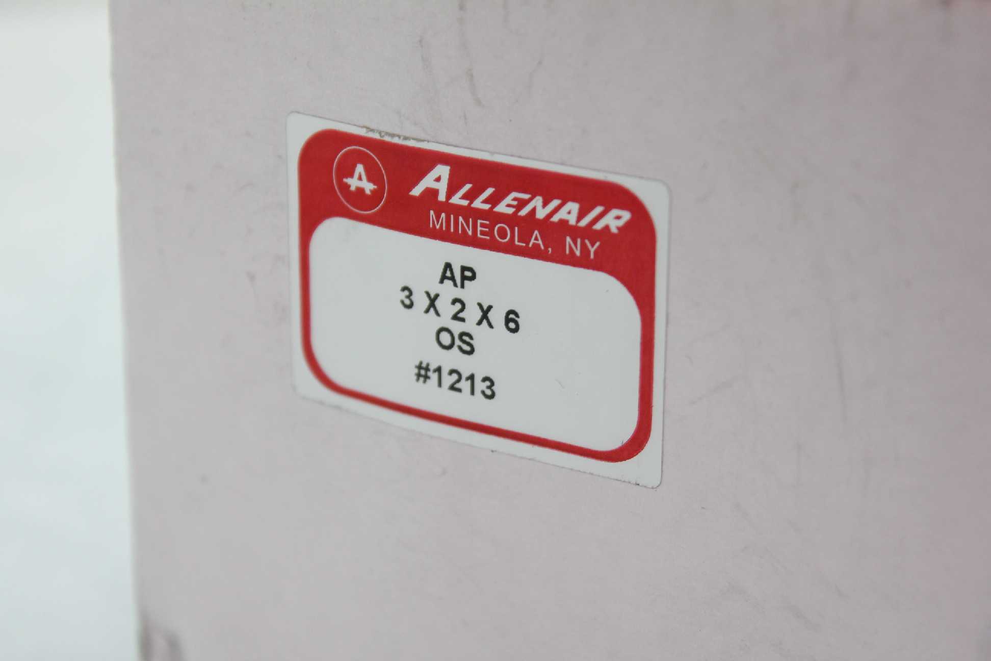 New Allenair Single Ended AP 3 x 2 x 6 OS Three Position Air Cylinder 3" Bore 