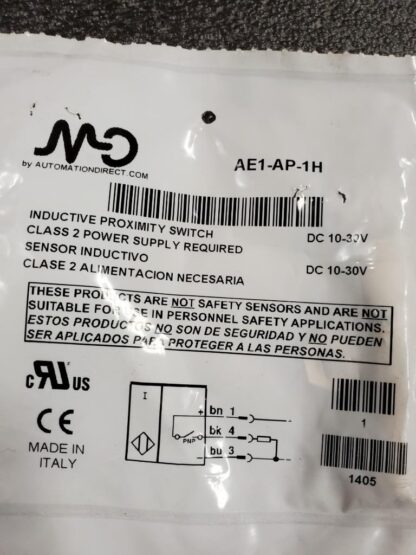 New Automation Direct AE1-AP-1H Inductive Proximity Sensor M8 Barrel - New - Image 7