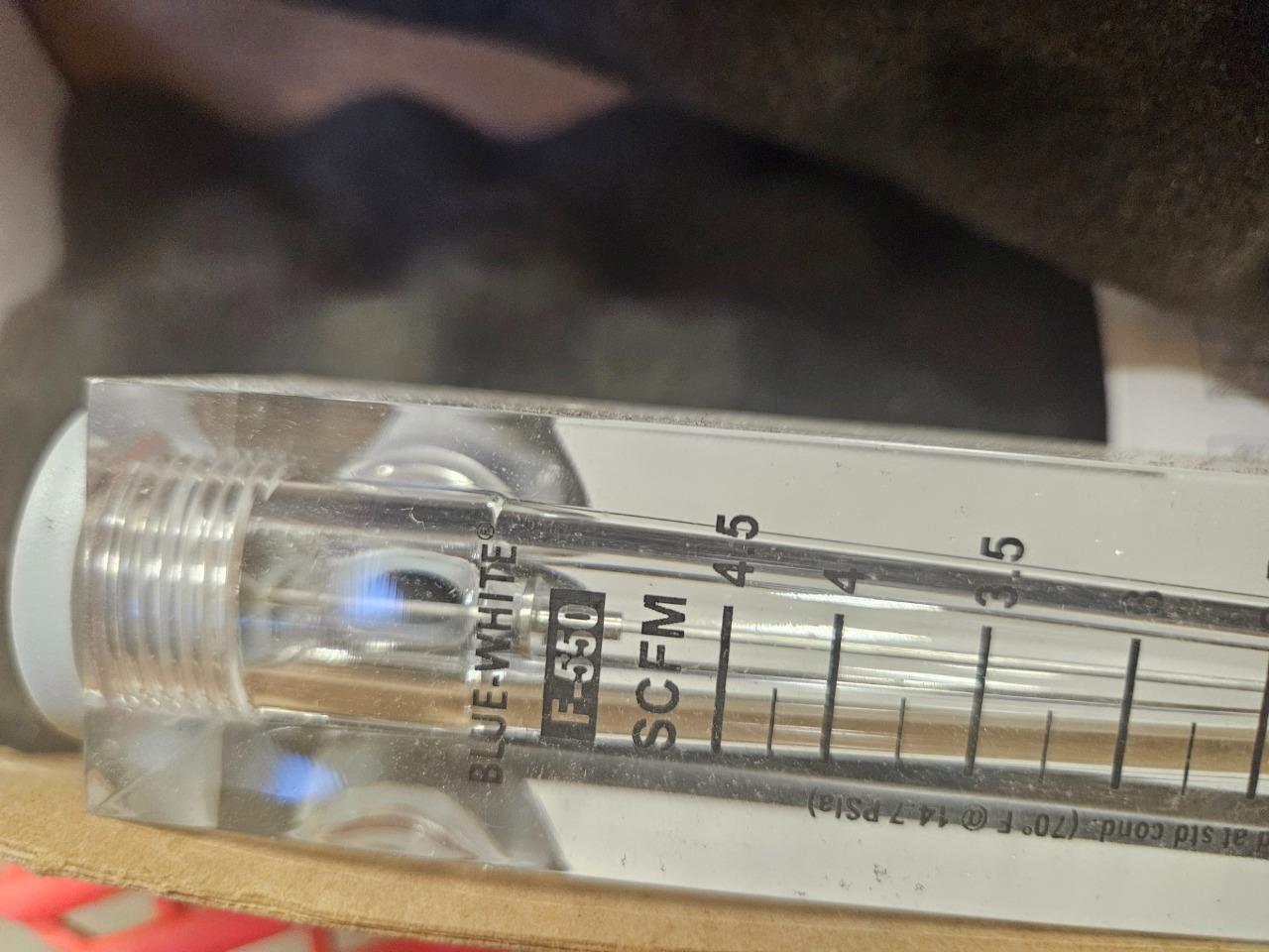 New Blue White F-550 Flow Meter 0.025 - 0.25 GPM 1/4" NPT F-55250GA - New - Image 11