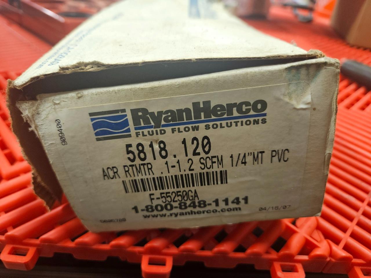 New Blue White F-550 Flow Meter 0.025 - 0.25 GPM 1/4" NPT F-55250GA - New - Image 6