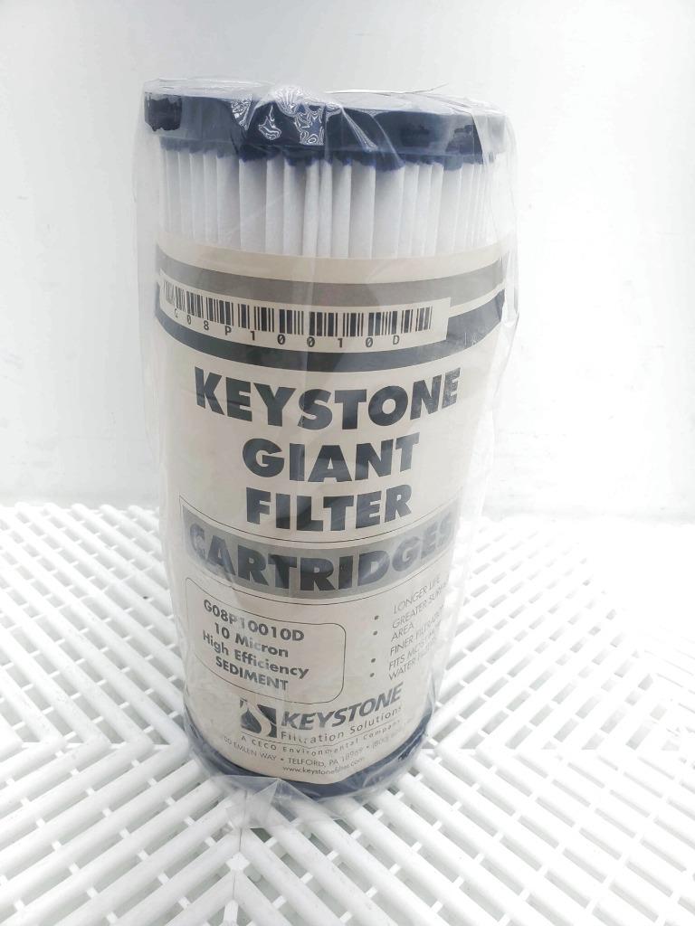 New Keystone Giant G08P10010D Pleated Filter Cartridge Polypropylene 10" x 4.5" - New other (see details) - Image 7