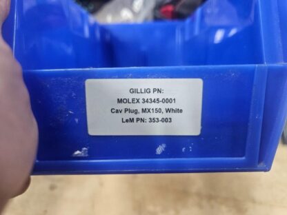 New Molex 34345-0001 MX150 Cavity Plug White - New - Image 3