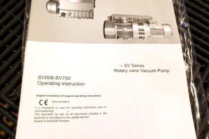 New Replacement RC-0100 3 kW 4 HP Rotary Vane Vacuum Pump SV-100 - New - Image 7