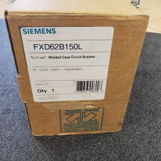New Sealed Siemens FXD62B150L Circuit Breaker 200A / 35 kA Interrupt - New