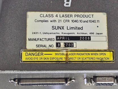 Panasonic Sunx LP-F10 Series Fiber Laser Marker System LP-F13W-P49-A - Used - Image 6