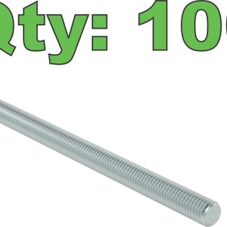 (Qty 100) M6 x 100mm Hex Head Bolt Class 8.8 McMaster 91280A396 - New