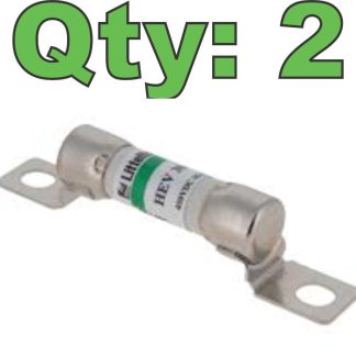 (Qty 2) New Littelfuse 0HEV030.ZXISO Bolt Down EV Fuse 450V / 30A - New