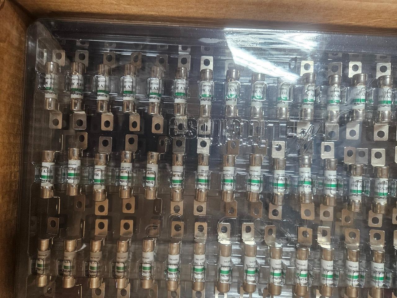 (Qty 2) New Littelfuse 0HEV030.ZXISO Bolt Down EV Fuse 450V / 30A - New - Image 8