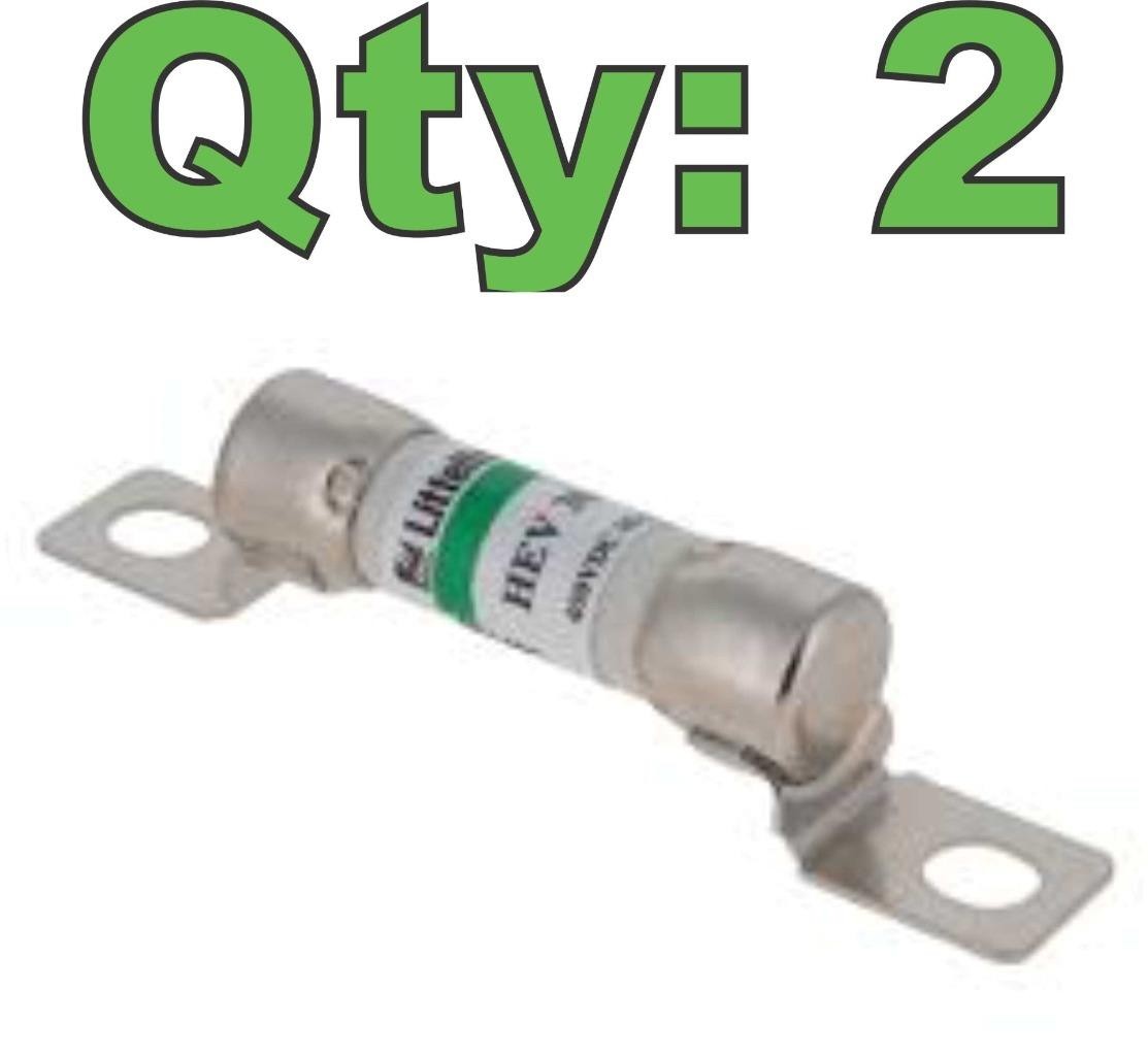 (Qty 2) New Littelfuse 0HEV030.ZXISO Bolt Down EV Fuse 450V / 30A - New