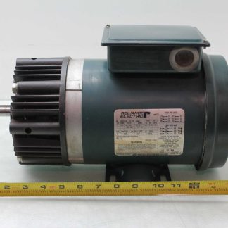 Reliance P56H3131H-DG Motor 230/480V, 1HP, Nema 56C Warner EM50-20 Clutch - Used