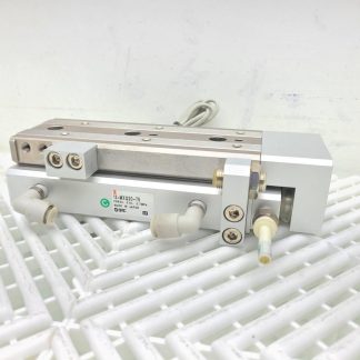 SMC MLGPM63TF-250-B Low Profile Guide Cylinder, 250mm Stroke x 63mm Bore - Used