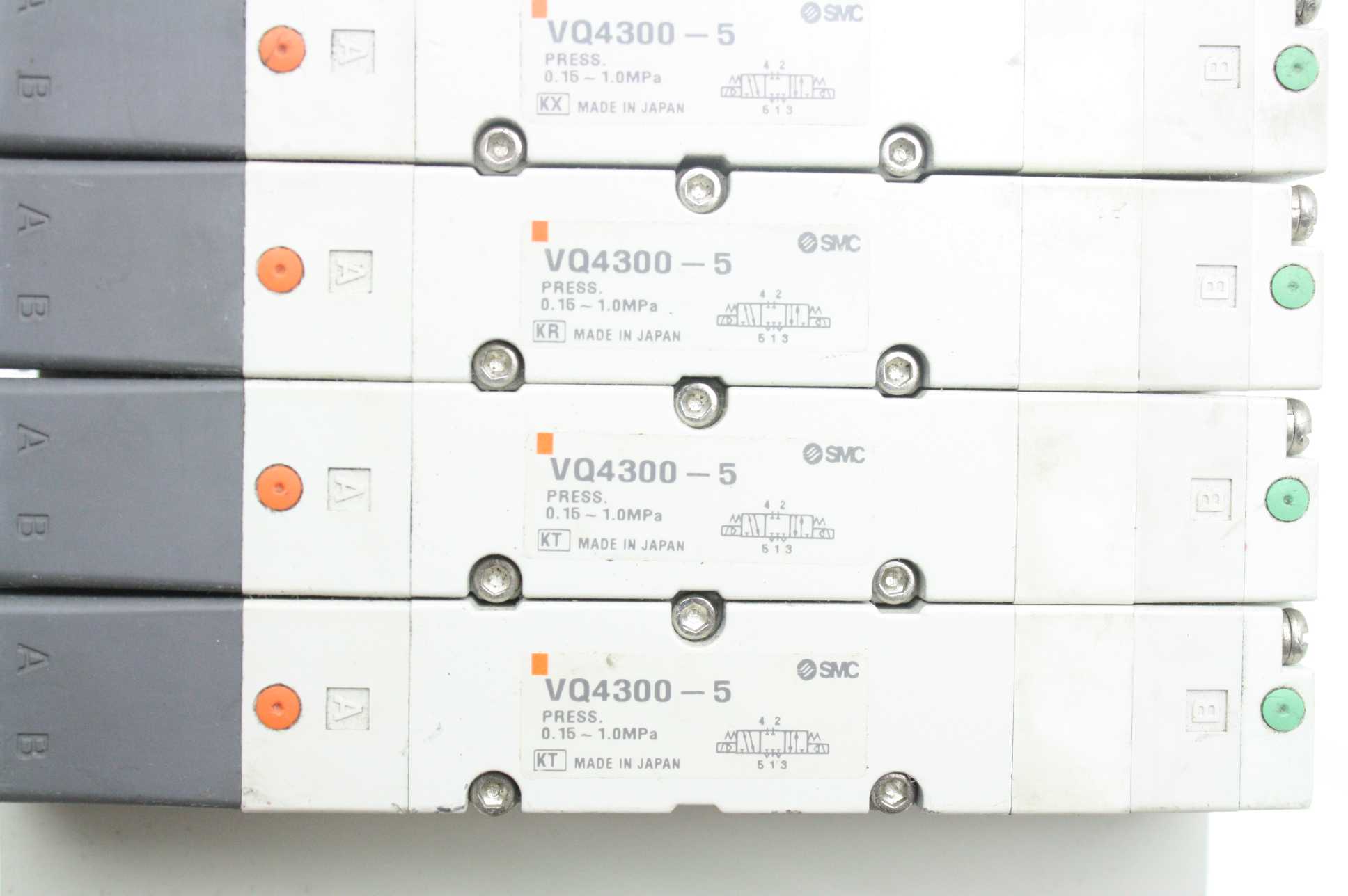 SMC Manifold Valve Assembly With (5) VQ4300-5 - Used - Image 14