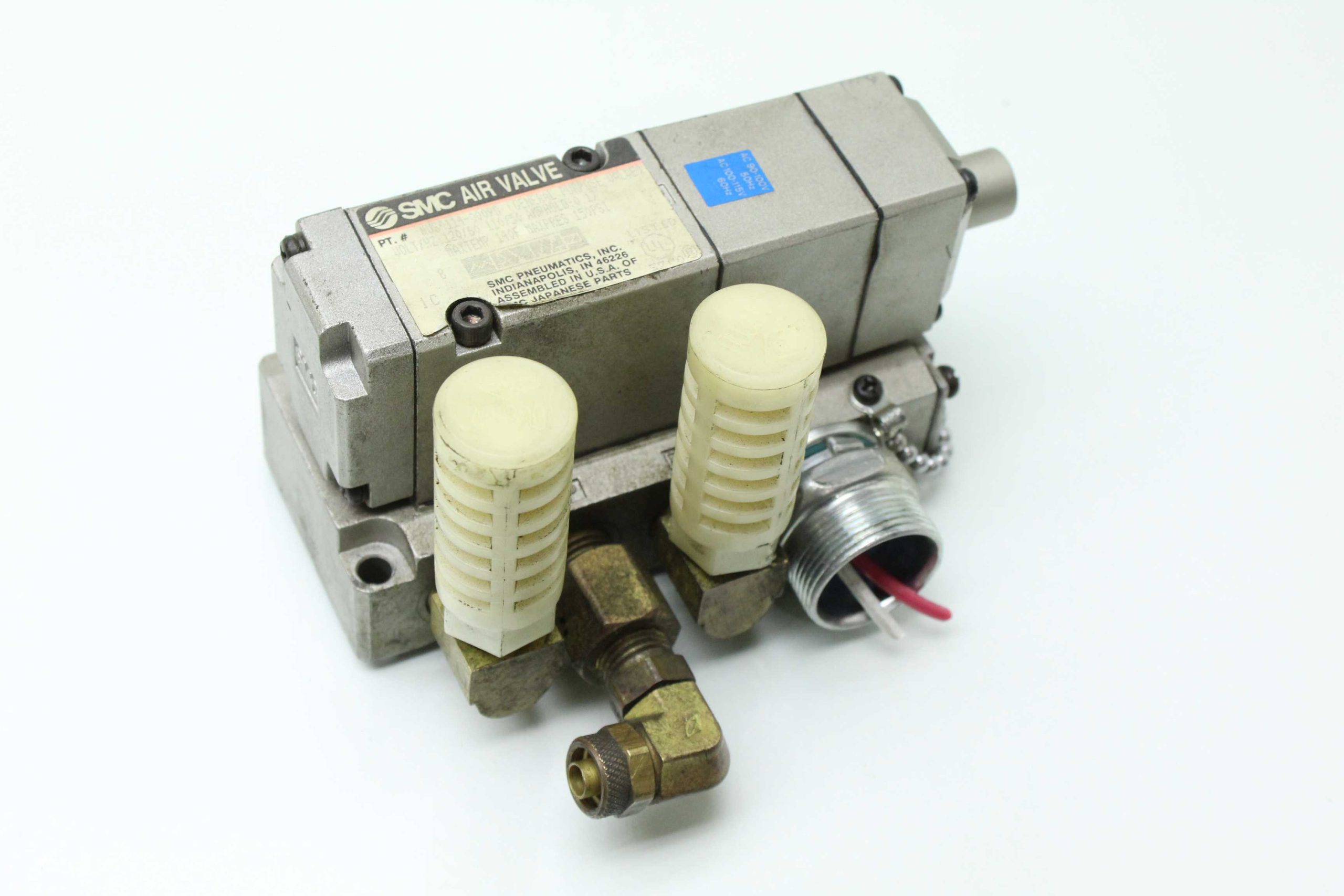 SMC NUS4114-0009D / 24VDC Solenoid Valve / Class 1 / 150PSI Max Pressure - Used - Image 8