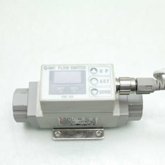 SMC PF2A711-03-27-M Digital Water Flow Switch / 10-100L/Min. Flow 3/8" NPT Port - Used