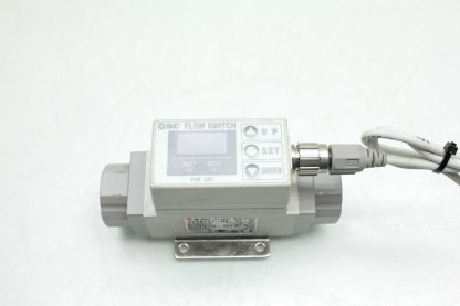 SMC PF2A711-03-27-M Digital Water Flow Switch / 10-100L/Min. Flow 3/8" NPT Port - Used