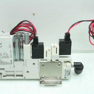 SMC ZQ1-ZSEC-A Digital Compact Vacuum Ejector with ZQ1101U-K25L0 Valve - Used
