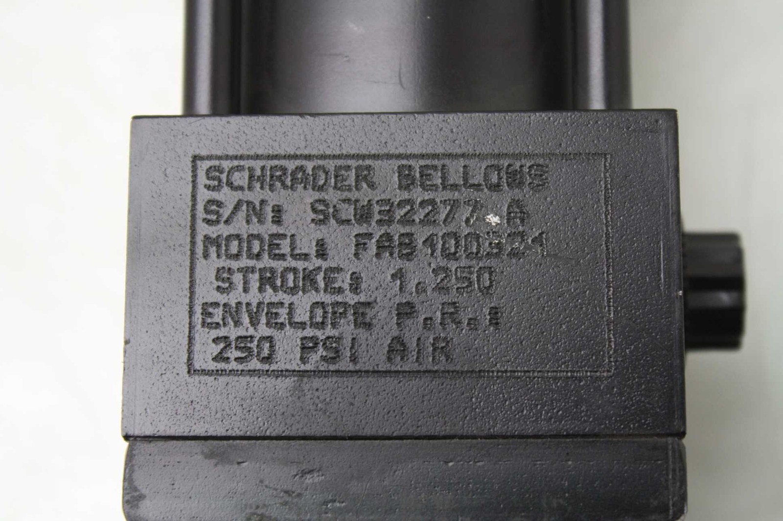 Schrader Bellows FAB100321 Pneumatic Air Cylinder 2" Bore x 1-1/4" Stroke - New other (see details) - Image 6